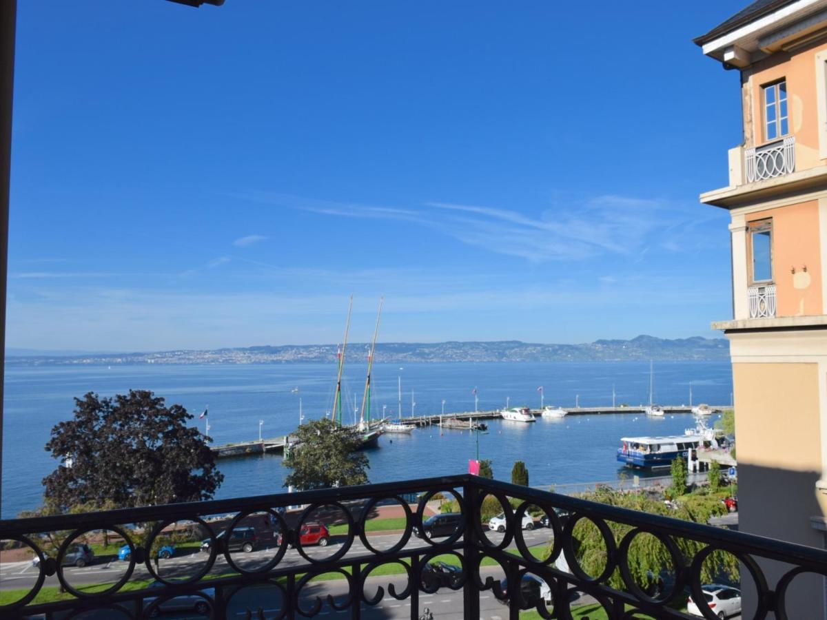 Appartement Charmant Avec Balcon, Wifi Et Animaux Admis A Evian-Les-Bains - Fr-1-498-14 Kültér fotó